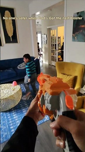 Epic Nerf Battle at Home | Dad vs Kids | Fun Family War 😂🔫🔥