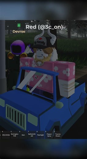 Home Made Vehicle Turns Into Traffic Stop #roblox