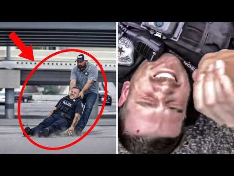 Samaritan helps drag injured officer to safety — Documentary