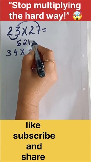TRICK FOR MULTIPLICATION ✨”This trick will shock you 😲”