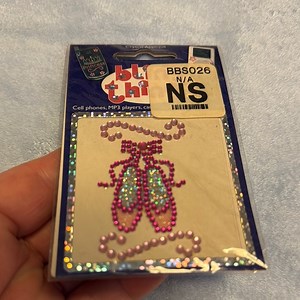 Bling Things Phone PDA Camera MP3 Player Computer  Ballet Slippers Stickers New