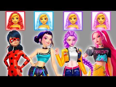 Huntrix & Ladybug Shine in Wedding Outfits | Fashion Transformation | Epic Glow Up!