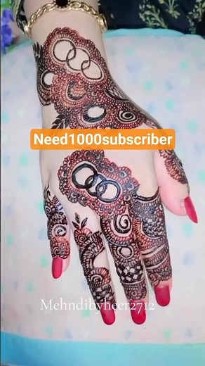 #1000subscriber #growmychannel #mehndi