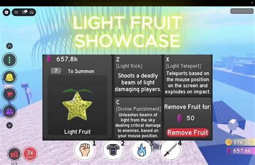 Exploring Light Fruits in Anime Fighting Simulator