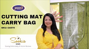 Yazzii Cutting Mat Carry Bag - CA570 review by @sookiesews 🥰 Keep your cutting mats and rulers organized and protected with Yazzii's Cutting Mat Carry Bag, perfect for quilters and crafters on the go! It can hold an 18" x 24" cutting mat and features pockets for rulers too. Need space for your needlework projects? This bag has you covered with plenty of room for frames, hoops, thread, and more! 👉Catch the complete video on the "Sookie Sews" YouTube channel now! - https://youtu.be/yIy7gbkJPKA .