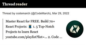 Thread by @CodeMarch on Thread Reader App