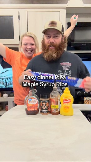 Easy dinner idea! Maple syrup Ribs with Christopher! #travelingwifelife #fulltimervliving #camper #dinneridea #easydinner #cheapmeals #pitboss #smokedmeat #smokedribs #pitbosspelletsmoker | Michelle Coughran