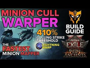 MINION CULL WARPER: Build Guide — The Fastest Minion Mapper in Path of Exile 2 — Witchhunter [0.5]