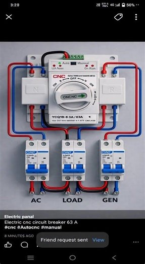 Generator Auto Changeover Switch Wiring ⚡📈 Full Diagram 📈🙏♥️