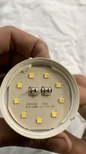 12W LED Bulb Repair Without Driver | Install DOB LED Chip
