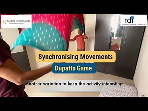 Synchronising Movements | Dupatta Game with Variations | RDI Activities for Autism & ADHD