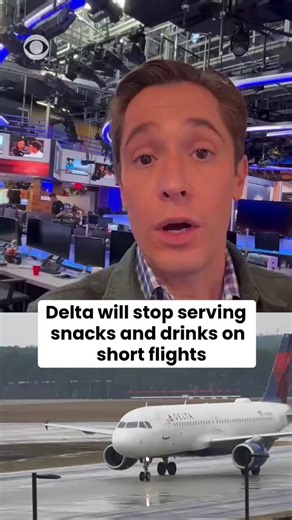 Delta Air Lines said on Tuesday that it is ending food and beverage service on flights under 350 miles beginning May 19. Those seated in business class, however, will continue to receive full service on all flights, according to the airline.CBS News' Kris Van Cleave has more on what this means for Delta passengers.