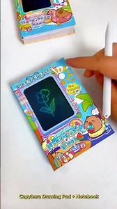 Capybara Drawing Pad + Notebook #notebook #capybara