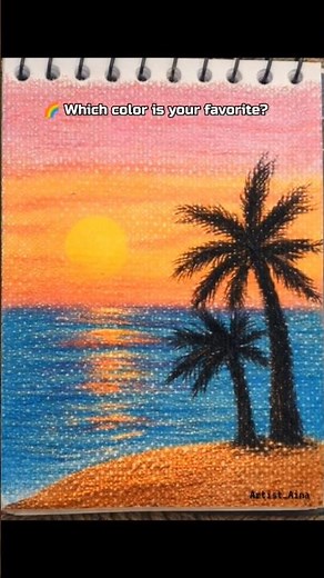 Would you try drawing with crayons? 🎨 #art #drawing #crayonart #shorts #artist