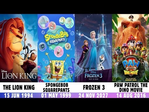 Disney vs Nickelodeon 😱 All Movies & TV Shows Comparison (1990–2027)