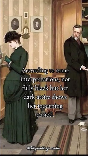 The First Love Letter (1884) by Édouard Quitton. #paintings #historyshorts #artshorts