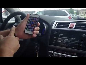 How to pair your phone to your 2015 Legacy