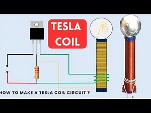 How to Make a Tesla Coil Circuit ? DIY High Voltage I Wireless Electricity Transmission Experiment