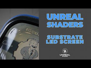 How to create animated LED Screen with RGB pixels in Unreal Engine | Substrate Materials Tutorial