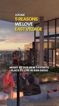 Andia East Village San Diego condos. New tower with rooftop lounge, resort pool, walkable dining.