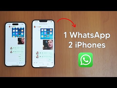 How To Use 1 WhatsApp Number in 2 iPhones!