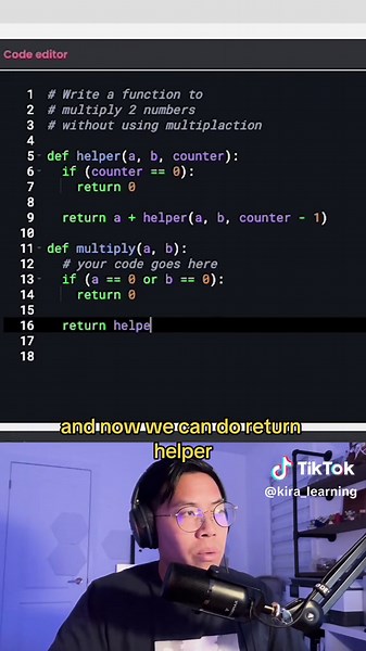Solving easy CS question with recursion 👀 #computerscience #coding #stem #python #apcs #recursion