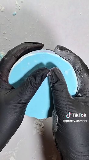 Colorful Blue Dragon Fruit Cornstarch Pouring