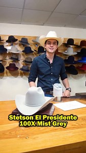 Cactus Ropes Mexico Hats on Instagram: "Una texana no solo es un accesorio, es parte de tu historia, por eso te mostramos el Stetson El Presidente 100X Mist Grey con horma y recorte personalizado, hecha especialmente para un cliente, si quieres una igual te invitamos a conocer nuestras tiendas en físico y tienda en línea! Whatsapp: Cactus Lopez Mateos: +52 33 3007 6622 Cactus Plaza del Sol: +52 33 2611 9086 Cactus Gran Plaza: +52 33 2045 6221 Cactus CDMX: +52 55 7916 6991 Cactus QRO: +52 442 379