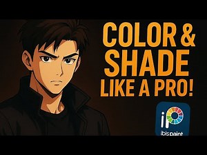 How to Color and Shade Your Character in Ibis Paint X | Easy Mobile Art Tutorial for Beginners