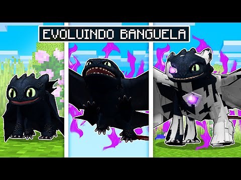 EVOLUINDO BANGUELA para BANGUELA DEUS de COMO TREINAR O SEU DRAGÃO no MINECRAFT!