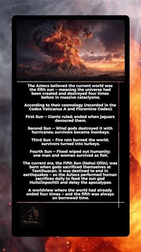 The Aztecs Believed the World Had Already Ended 4 Times Before Ours