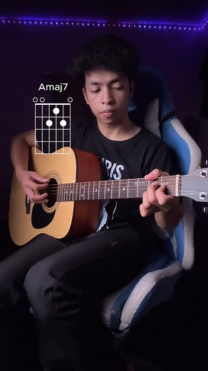 Shifa Iman | Guitar Tutor on Instagram: "Bunga maaf tutorial chord #guitarchords #guitartutorial #bungamaaf #thelantis"