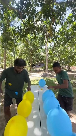 Who win? 🎈🪛 #funnygame #baloon #viral