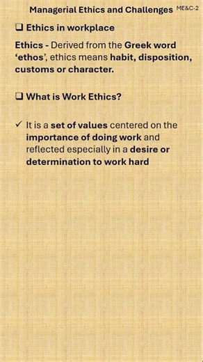 Ethics in workplace- Managerial Ethics and Challenges in Future