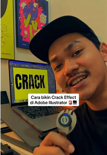 Tutorial Membuat Efek Retak di Adobe Illustrator
