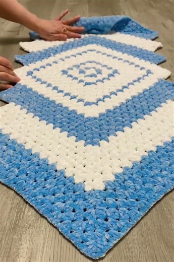 #Handmade #crochet #table #runner #🧶🤍#Soft #colors, #classic #pattern #& #timeless #style #