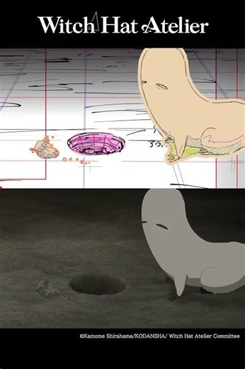 The brushbuddy was scared for Coco | Witch Hat Atelier Animatic vs Final