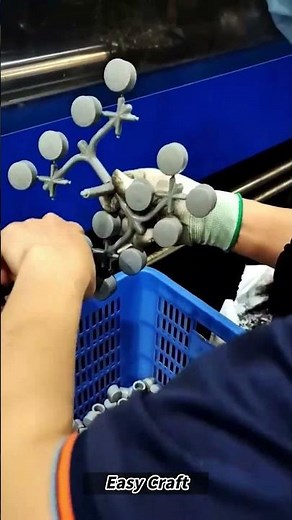 Manual Trimming of Injection Molded Plastic Parts