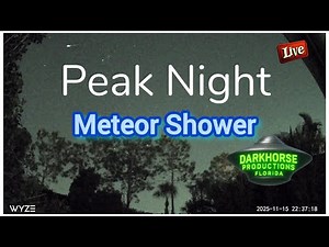 Live Meteor Shower Peak Night Dozens per Hour!!!