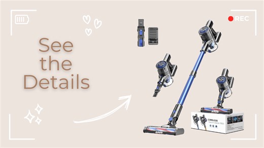Watch Get a closer look at this lightweight cordless vacuum! on Amazon Live