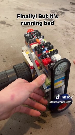 My hands where freezing outside!! Might do another test, but without water and snow, just cold🥶 #coldstart #19tdi #diesel #lego #cold