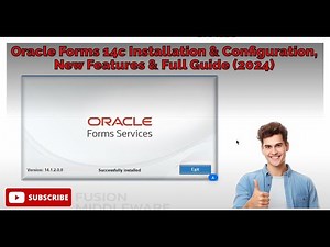 Oracle Forms 14c Installation & Configuration on Windows 11 | New Features & Full Guide (2024)