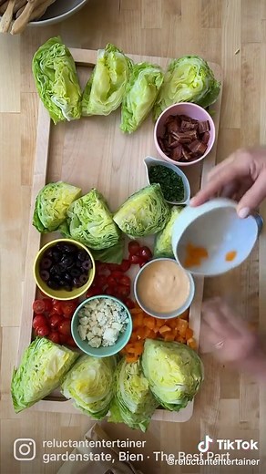 Creating a Delicious Wedge Salad Board in 6 Epic Sizes!