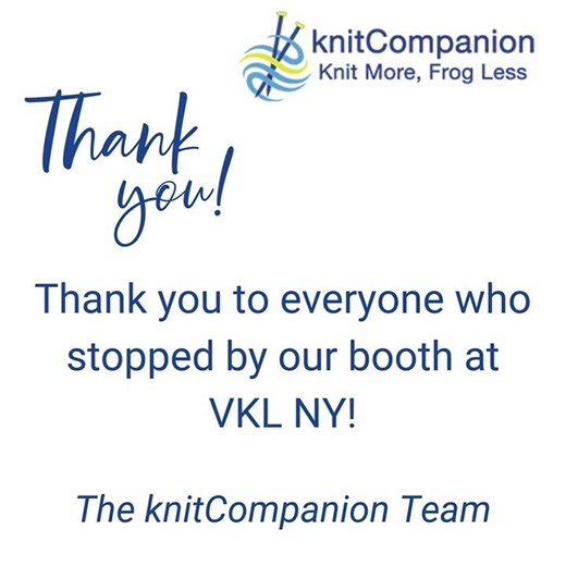 Thank you from the team at knitCompanion!
