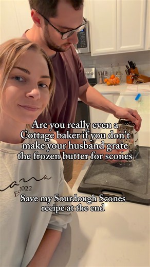 Save my Sourdough Scones recipe & find all my recipes + sourdough guides in my bio link! #sourdough