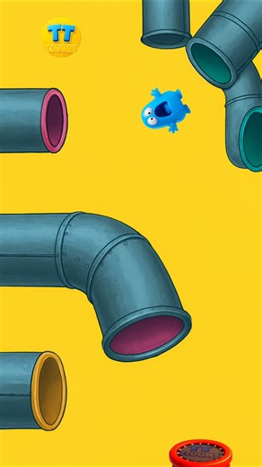 Blobi Bounce: Slime Trampoline Slide! #Blobi #SlimeFun #TrampolineSlide #SlimeAdventure #CrazySlime