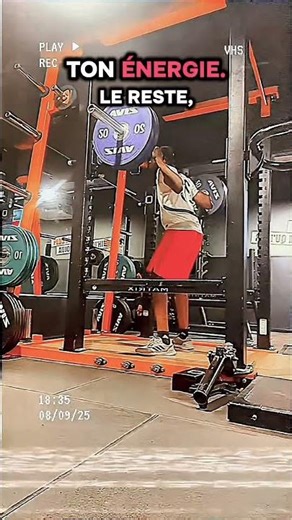 100kg Squat barre 💪🏿🦾🦵🏾🦿