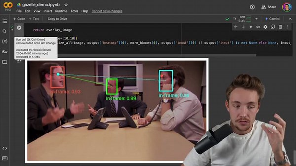Eye Direction Tracking from Single Image with AI