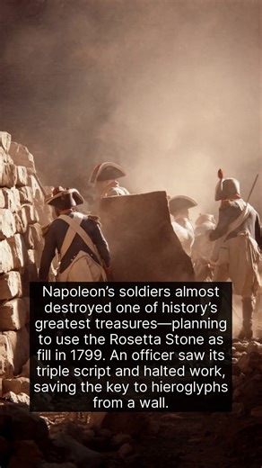 252K views · 3.4K reactions | The Rosetta Stone was almost lost to history as simple building material. | The History Page | Facebook