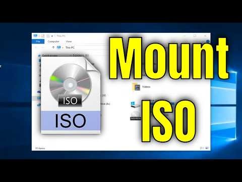 How to Mount ISO Disk Image Files in Windows 10 - Easy Guide